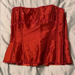 Red corset